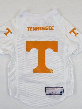 Premium Pet Gear Dog Jersey Tennessee Jersey Large White